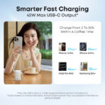 Anker Nano Power Bank (10K, 45W, Built-In Retractable USB-C Cable)- White - Image 3