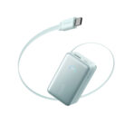 Anker Nano Power Bank (10K, 45W, Built-In Retractable USB-C Cable)- Green
