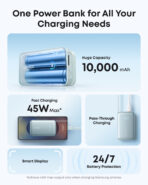 Anker Nano Power Bank (10K, 45W, Built-In Retractable USB-C Cable)- Green - Image 4