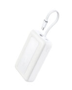 Anker Power Bank (20K, 30W, Built-In USB-C Cable)- White