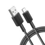 Anker 322 USB-A to USB-C Cable (6ft Braided) Black