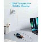 Anker 322 USB-C to USB-C Cable (3ft Braided) Black - Image 3