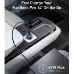 Anker 335 Car Charger(67W) Bundle Black - Image 3