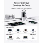 Anker Power Bank (25K, 165W, Built-In Retractable USB-C Cable)- Black - Image 4