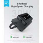 Anker Zolo Power Bank (10K, 22.5W, Built-In USB-C Cable- Black - Image 2