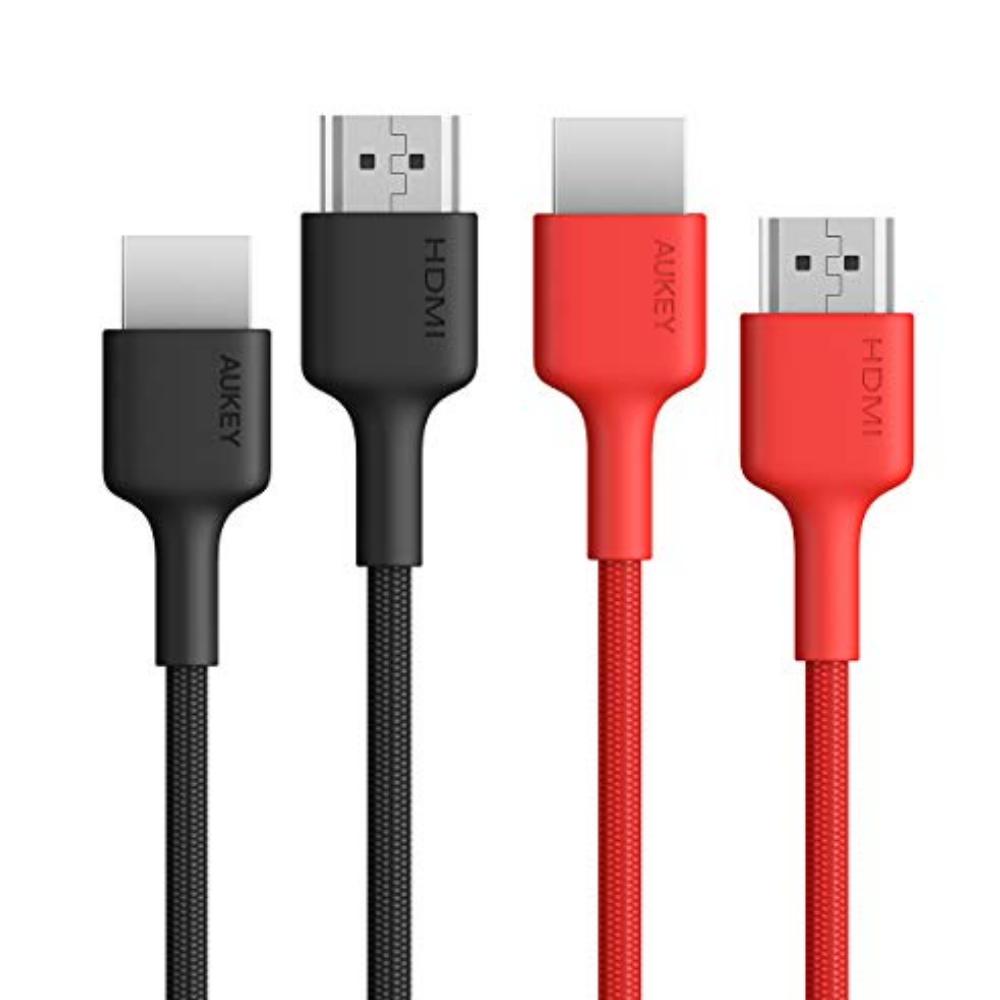 Aukey-CB-H01-BK-HDMI-Cable-2-Pack-2m-6.6ft.png Aukey CB-H01 BK HDMI Cable (2-Pack) (2m-6.6ft) - Image 1