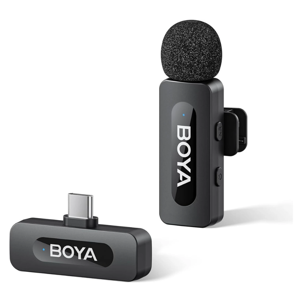 BOYA-Smallest-2.4Ghz-Wireless-Microphone-for-Type-C-device-1TX1RX.png BOYA Smallest 2.4Ghz Wireless Microphone for Type-C device (1TX+1RX) - Image 1