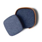 Squircle Felt Coaster Set - Blue - Image 7