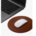 Orb Vegan Leather Mouse Pad - Tan - Image 3