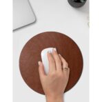 Orb Vegan Leather Mouse Pad - Tan - Image 2