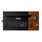 Turf 2.0 Felt Desk Mat With Mouse Pad - (Gray) - Image 2