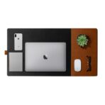 Turf 2.0 Felt Desk Mat With Mouse Pad - (Gray)