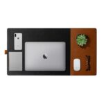 Turf 2.0 Felt Desk Mat With Mouse Pad - (Gray)