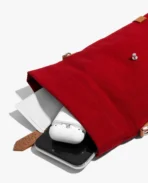 Crimson Red Scout Crossbody Bag - Image 7