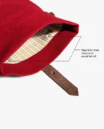 Crimson Red Scout Crossbody Bag - Image 8