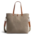 Khaki Beige Buoy Tote Bag