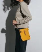 Mustard Yellow Scout Crossbody Bag - Image 2
