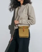 Olive Green Scout Crossbody Bag - Image 2