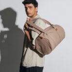 Khaki Beige Swing Duffle Bag - Image 4