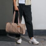 Khaki Beige Swing Duffle Bag - Image 3