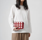 Cherry Gingham Sol Box Shoulder Bag - Image 3