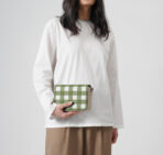 Creamy Crocodile Gingham Sol Box Shoulder Bag - Image 5