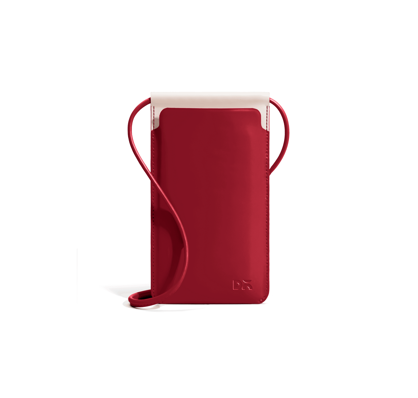 Klippik-Online-Shopping-Kuwait-UAE-Saudi-Crimson-Red-Shuttle-Phone-Crossbody-Bag.png Shuttle Phone Crossbody Bag - Crimson Red - Image 1