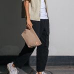 Khaki Beige Regular Taxi Organiser - Image 3