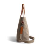 Khaki Beige Buoy Tote Bag - Image 10