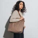 Khaki Beige Buoy Tote Bag - Image 5