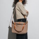 Khaki Beige Buoy Tote Bag - Image 2