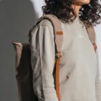 Khaki Beige Pilot Backpack - Image 3