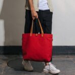 Crimson Red Buoy Tote Bag - Image 9