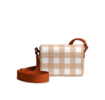 Rusty Pumpkin Gingham Sol Box Shoulder Bag