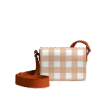 Rusty Pumpkin Gingham Sol Box Shoulder Bag