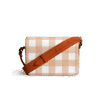 Rusty Pumpkin Gingham Sol Box Shoulder Bag - Image 8