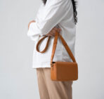 Sol Box Shoulder Bag - Tan - Image 3