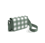 Teal Gingham Sol Box Shoulder Bag - Image 8