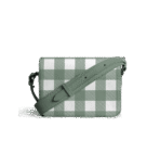 Teal Gingham Sol Box Shoulder Bag - Image 6