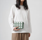 Teal Gingham Sol Box Shoulder Bag - Image 4