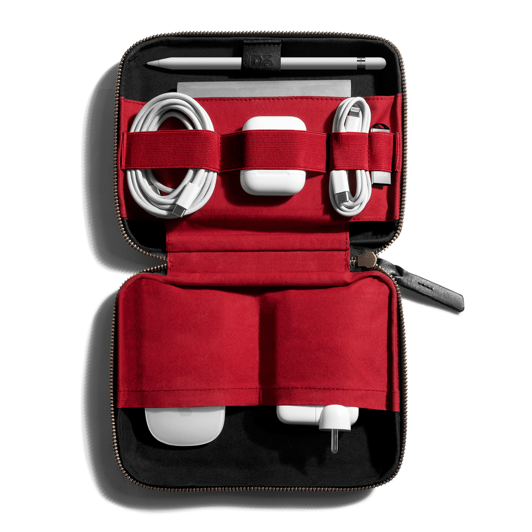 Marshal-Tech-Case-Black.png Marshal Large Tech Kit Organiser - Black - Image 1